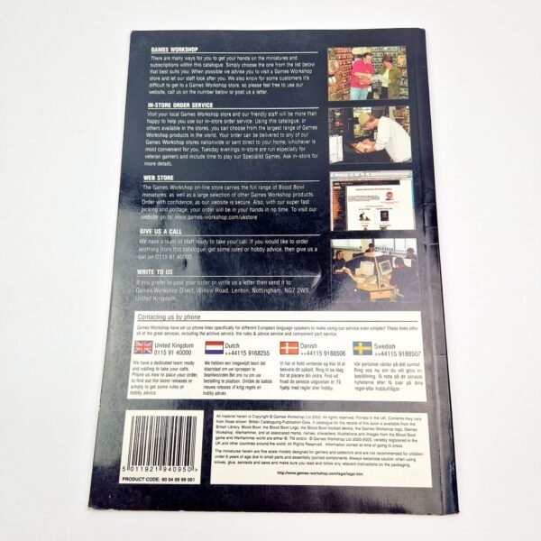 Blood Bowl Catalogue 2003