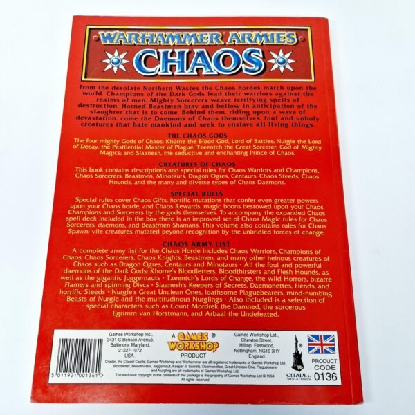 Chaos 4th Edition Army Book