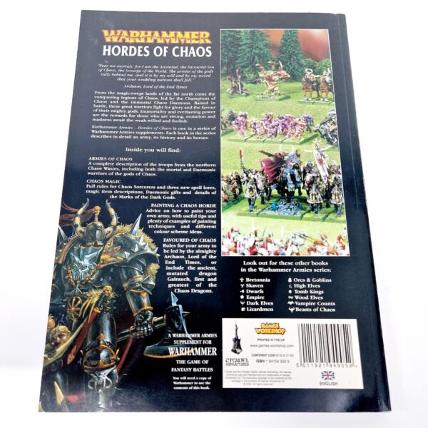 Hordes of Chaos 6th Edition Army Book