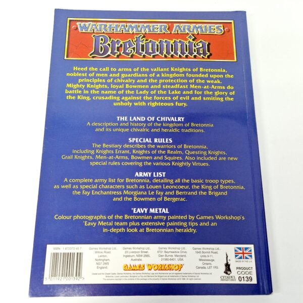Bretonnia 5th Edition Army Book