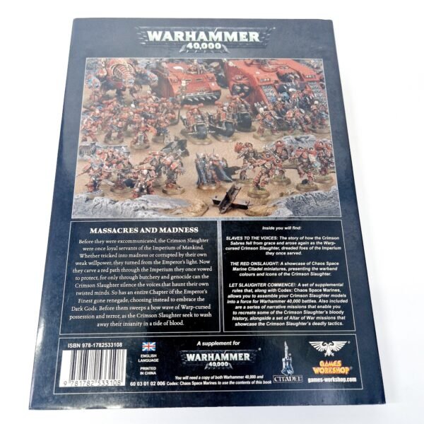 Crimson Slaughter a Chaos Space Marines Codex Supplement Crimson Slaughter a Chaos Space Marines Codex Supplement
