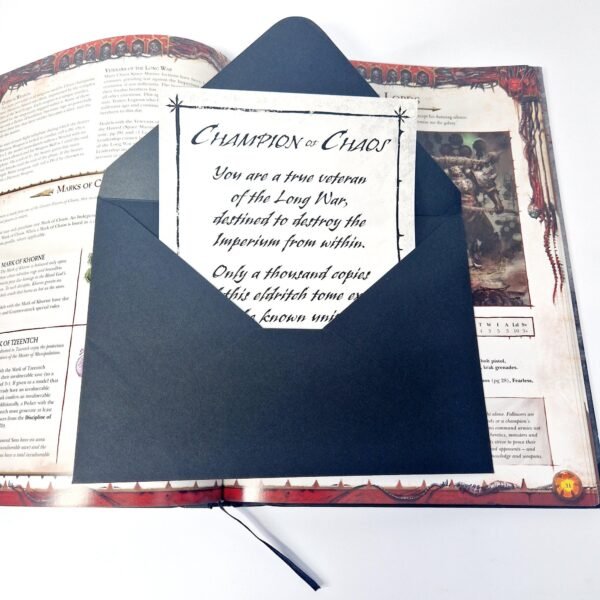 Limited Edition 6th Edition Chaos Space Marines Codex