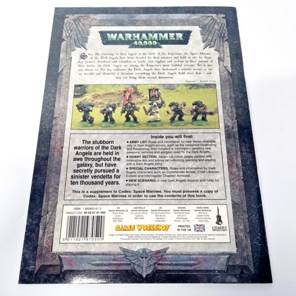 Dark Angels 3rd Edition Codex Supplement