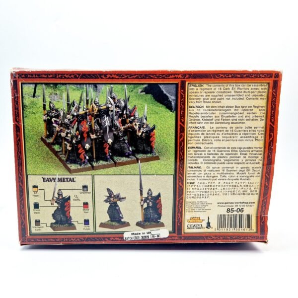 Dark Elves Warriors Regiment