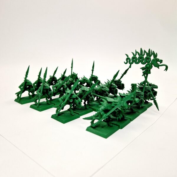 Lizardmen Saurus Warriors Regiment