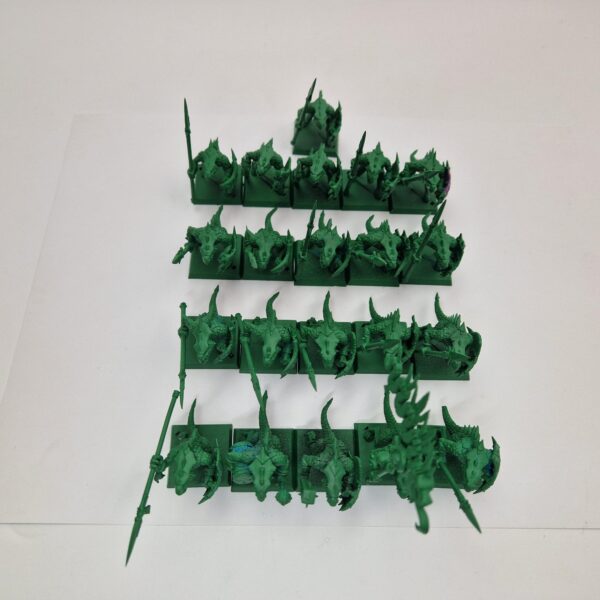 Lizardmen Saurus Warriors Regiment