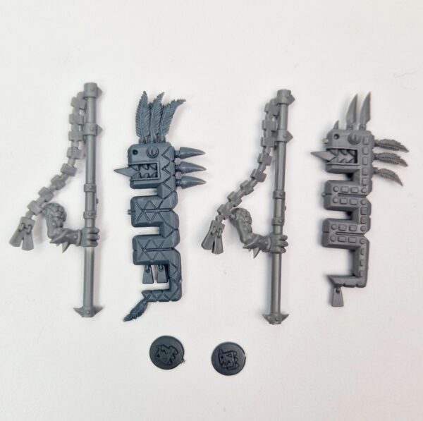 Lizardmen Saurus Warriors Regiment Banners