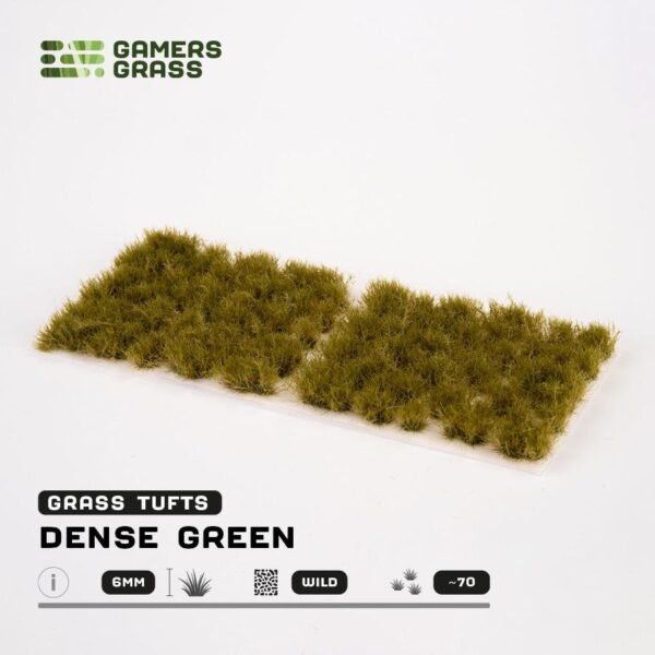 Gamers Grass Dense Green Tufts 6mm Wild Gamers Grass Dense Green Tufts 6mm Wild
