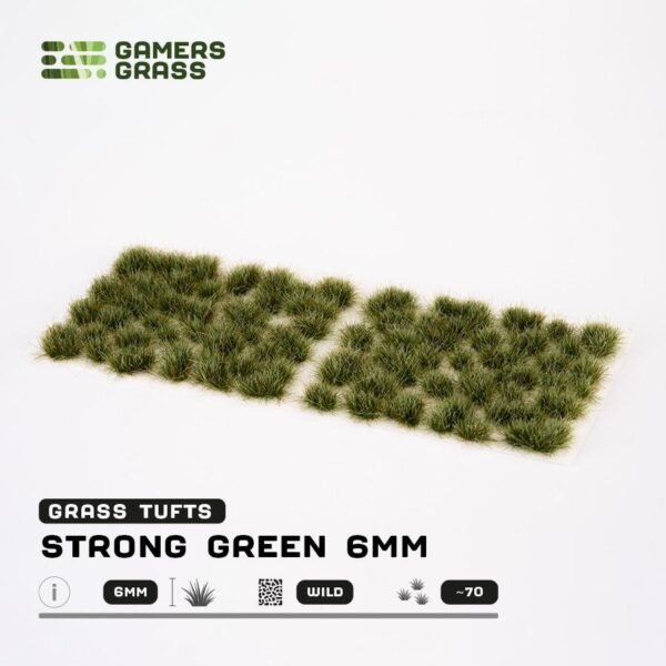 Gamers Grass Strong Green 6mm Wild