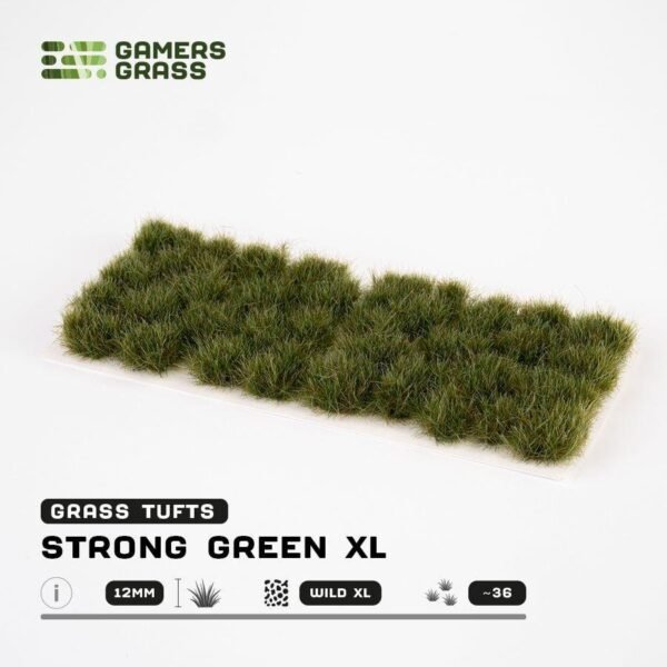 Gamers Grass Strong Green XL 12mm