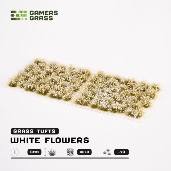 Gamers Grass White Flowers