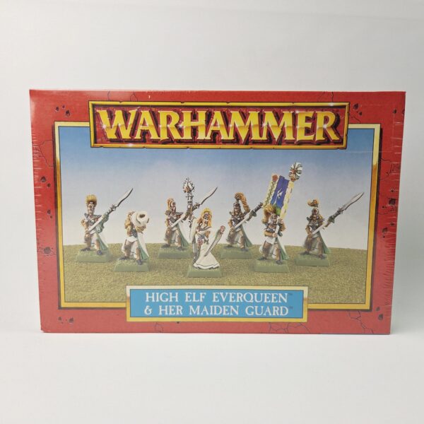 High Elves Everqueen and  Maiden Guard