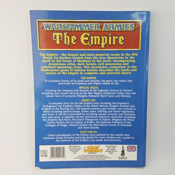 The Empire 4th Edition Army Book