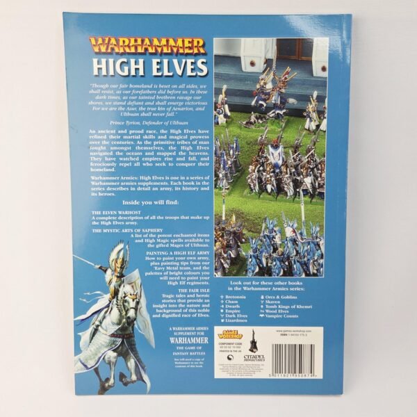 High Elves 6th Edition Army Book