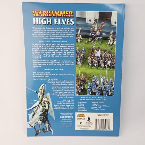 High Elves 6th Edition Army Book