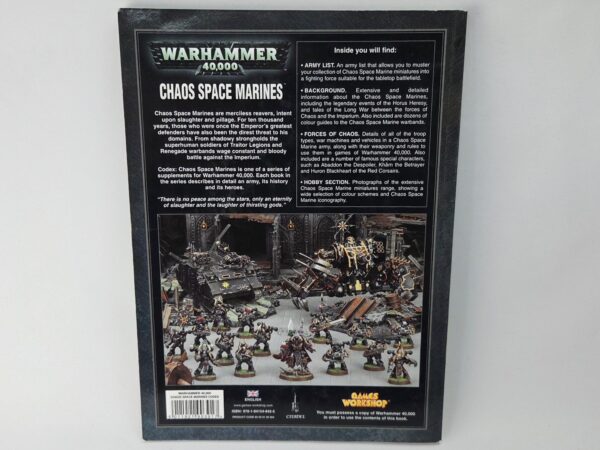 Warhammer 40,000 Chaos Space Marines Codex