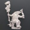 A photo of a 6th edition Lizardmen Skink Priest Warhammer miniature