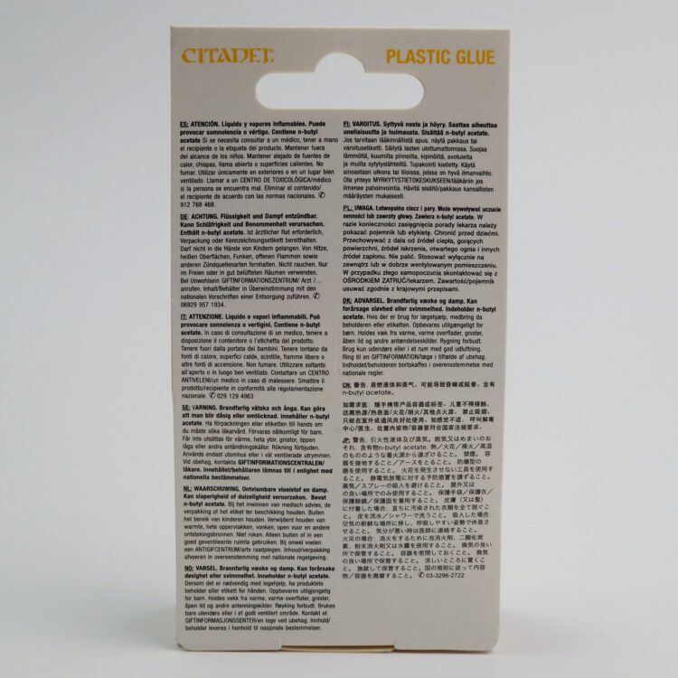 A photo of Citadel plastic Glue