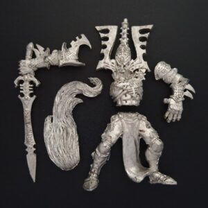 A photo of a 3rd edition Eldar Avatar of Khaine Warhammer miniature