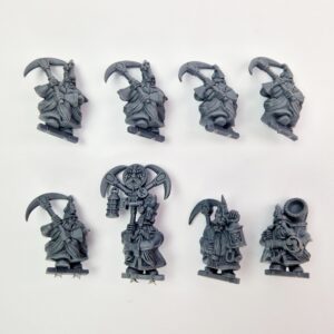 A photo of 7th edition Battle For Skull Pass Dwarf Miners Warhammer miniatures