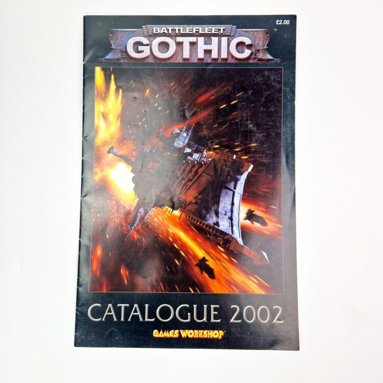 A photo of a Warhammer 2002 Battlefleet Gothic Catalogue