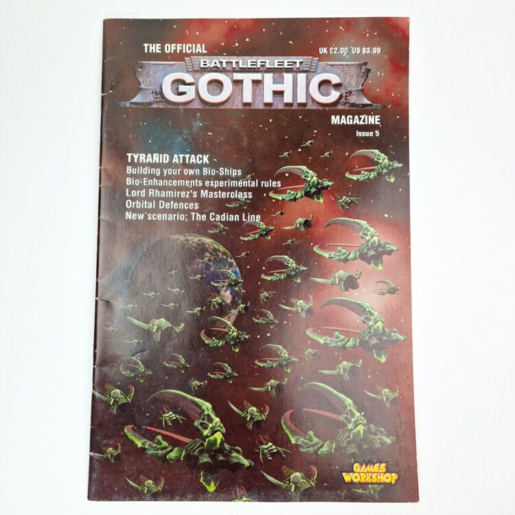 A photo of a Warhammer Battlefleet Gothic Magazine Issue 5