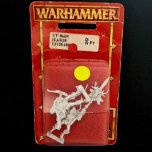 A photo of a 5th edition Wood Elves Scout Command Warhammer miniatures in blister
