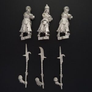 A photo of 5th edition Vampire Counts Grave Guards with Halberds Warhammer miniatures