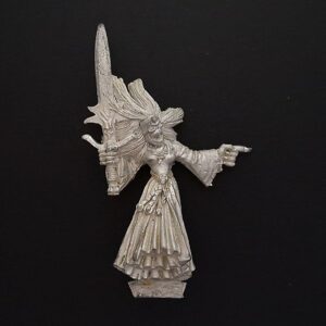 A photo of a 5th edition Vampire Counts Banshee / Wraith Champion Warhammer miniature