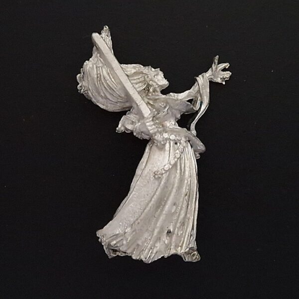 A photo of a 5th edition Vampire Counts Banshee Warhammer miniature