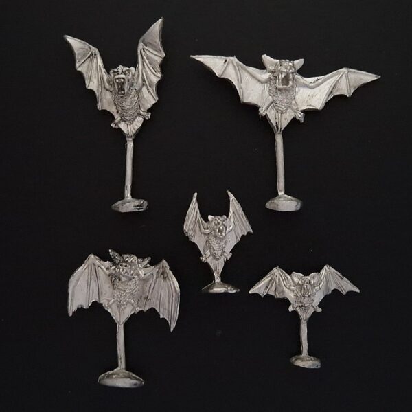 A photo of a 5th edition Vampire Counts Bat Swarm Warhammer miniature