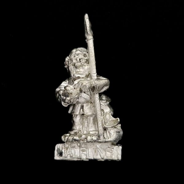 A photo of a 3rd edition C11 Halfling Timbul Warhammer miniature