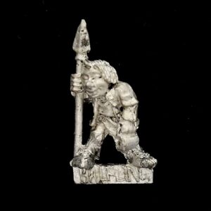 A photo of a 3rd edition C11 Halfling Hiero Warhammer miniature