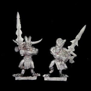 A photo of 4th edition Chaos Bloodletters of Khorne Warhammer miniatures