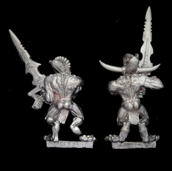 A photo of 4th edition Chaos Bloodletters of Khorne Warhammer miniatures