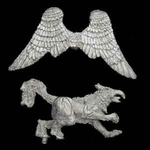A photo of a 3rd edition Citadel C29 Monster Hippogryph / Griffon Warhammer miniature