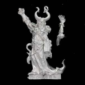 A photo of a 8th edition Games Day 2010 Limited Edition Warhammer miniature