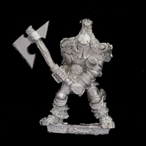 A photo of a 3rd edition Chaos Champion Vangart SoulspillerWarhammer miniature