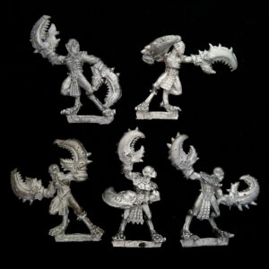 A photo of 5th edition Chaos Daemonettes of Slaanesh Warhammer miniatures