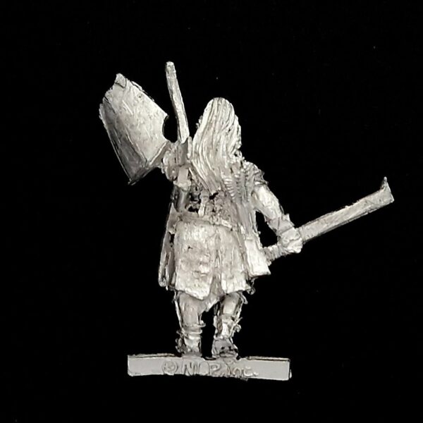 A photo of a Isengard Lurtz Warhammer miniature