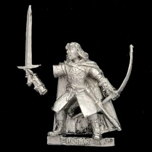 A photo of a Gondor Faramir Ranger on Foot Warhammer miniature