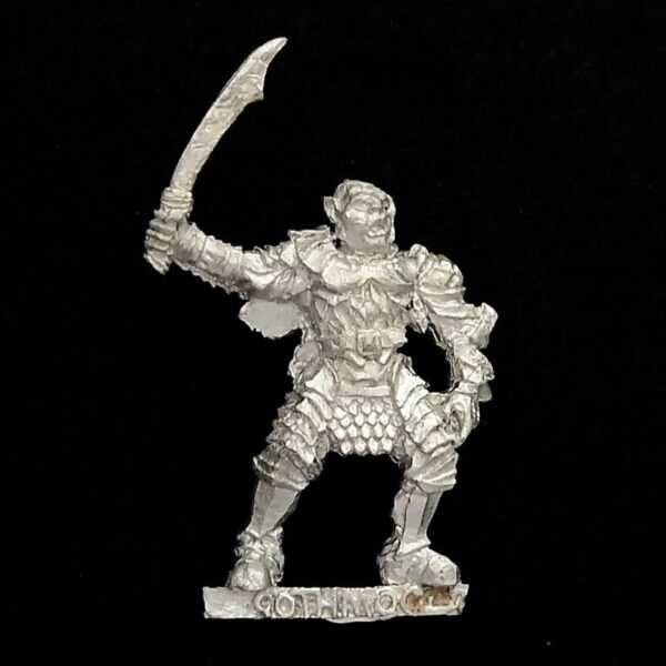 A photo of a Mordor Gothmog on foot Warhammer miniature