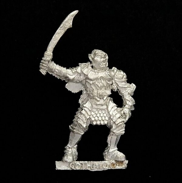 A photo of a Mordor Gothmog on foot Warhammer miniature