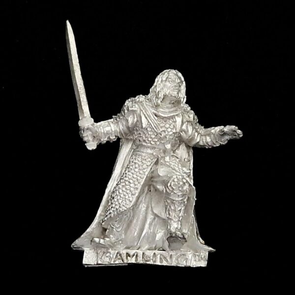 A photo of a Rohan Gamling on foot at Helm's Deep Warhammer miniature