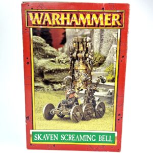 A photo of a 4th edition Screaming Bell Warhammer miniature