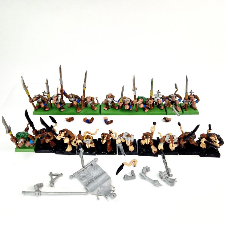 A photo of 6th edtion Skaven Clanrats Regiment Warhammer miniatures