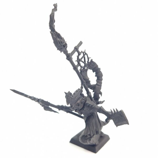 A photo of a 8th edition Skaven Island of Blood Warlord Warhammer miniature