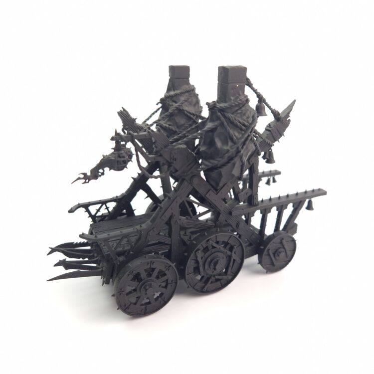 a photo of a 7th edition Skaven Plague Furnace Warhammer miniature