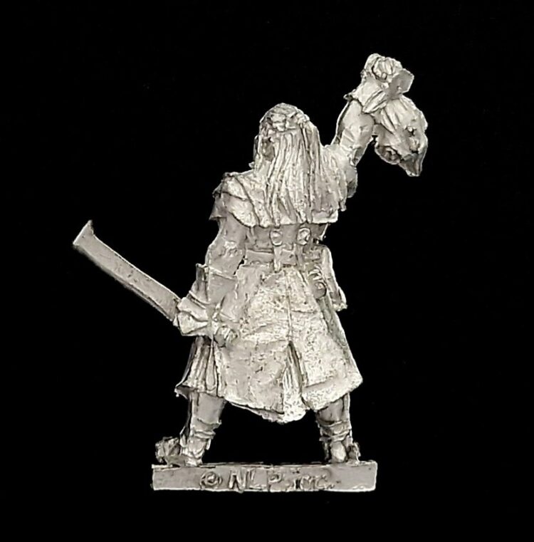 A photo of a Isengard Uruk-Hai Ugluk Warhammer miniature