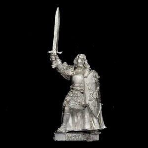 A photo of a Imrahil Prince of Dol Amroth on foot Warhammer miniature
